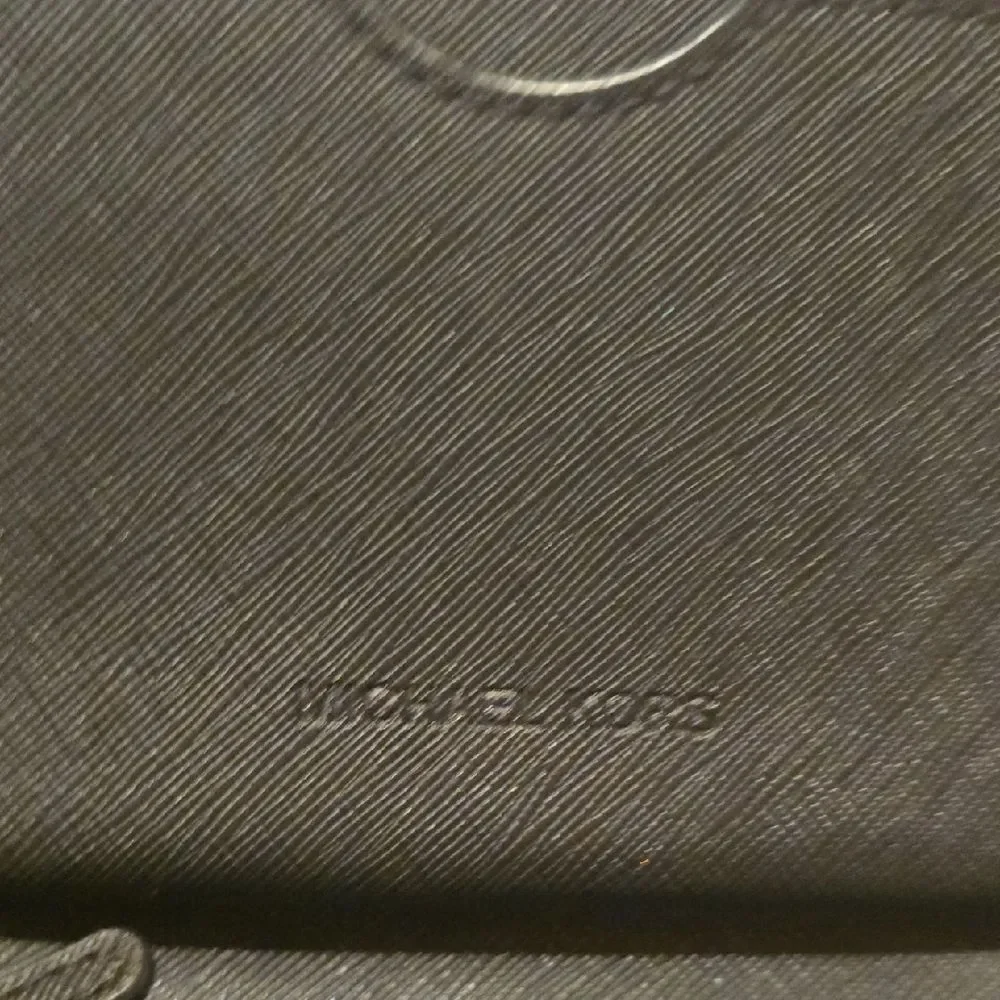Michael Kors Black Wallet with Gold Logo